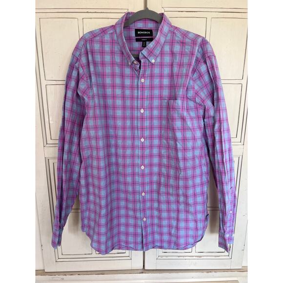Bonobos size XXL plaid standard for men’s shirt - Picture 1 of 3